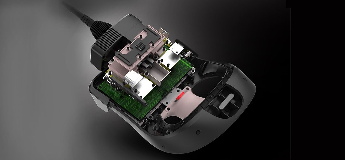 Macro photo of circuit board design