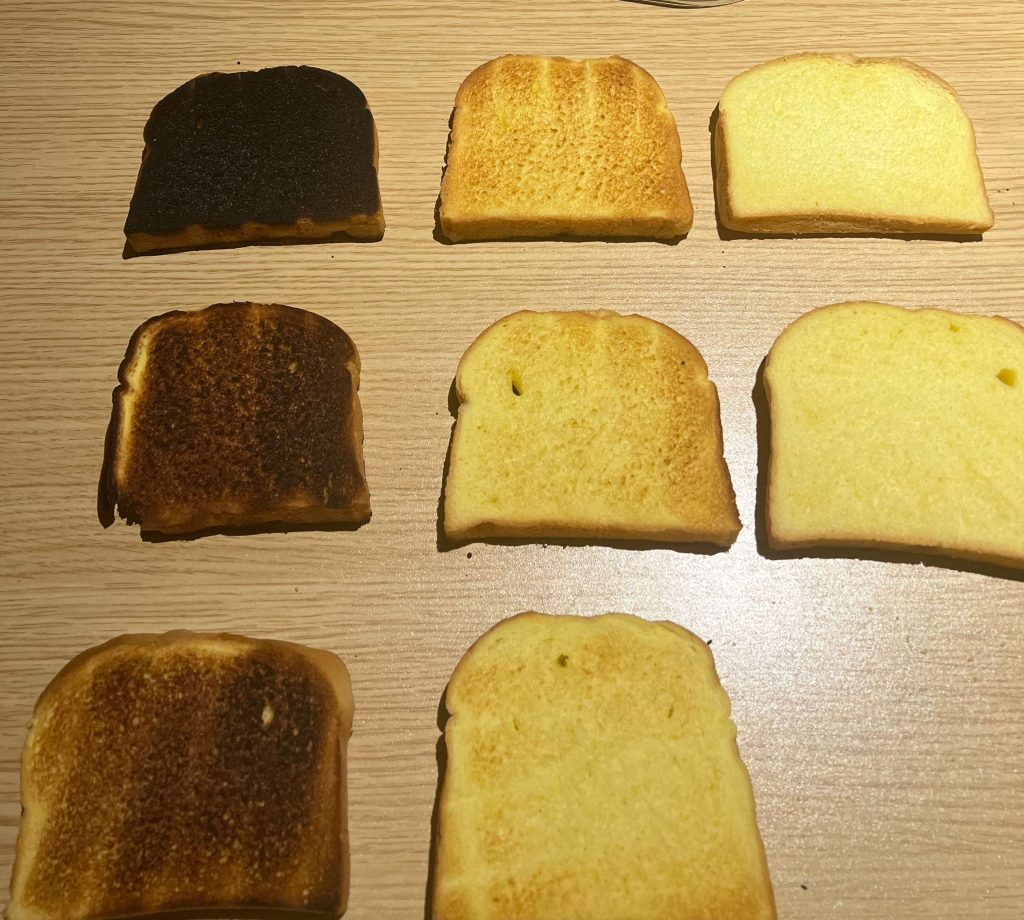 Toaster prototype in development